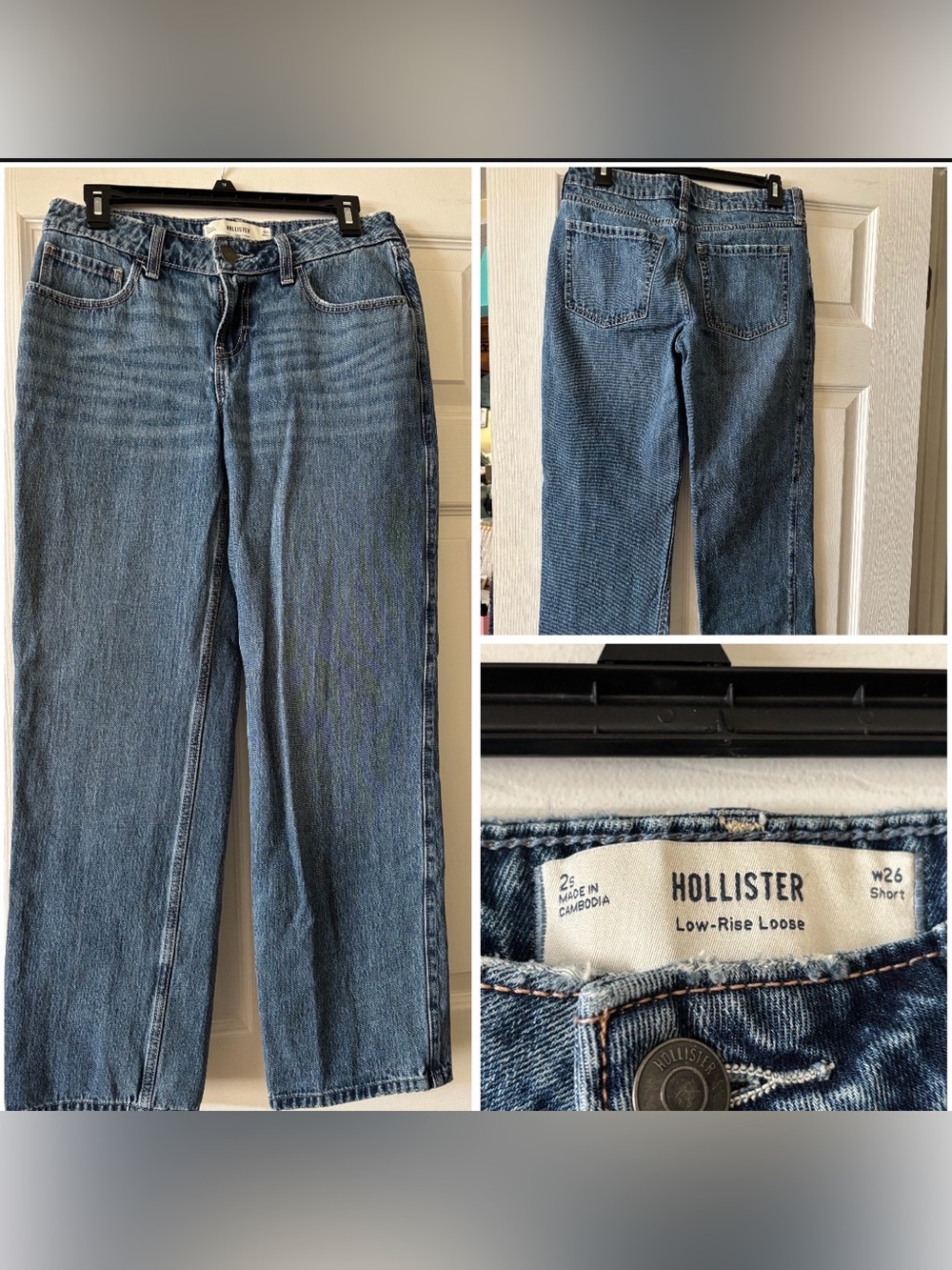 NWOT Hollister Women’s Low-Rise Loose Jeans